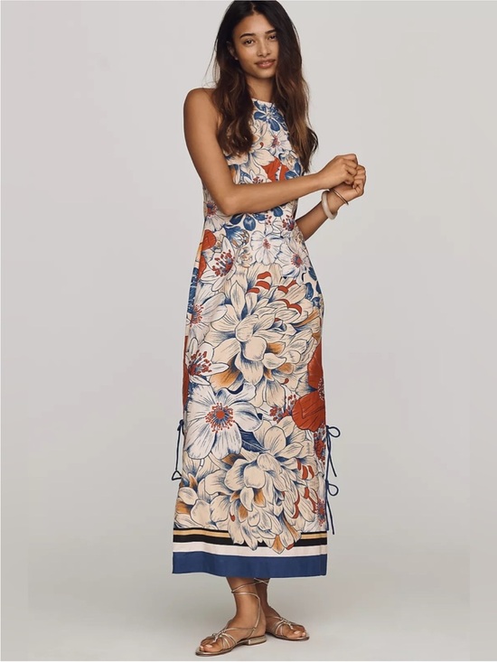 FARM Rio Dresses & Skirts - NWT Farm Rio Sleeveless Tie
Maxi Dress